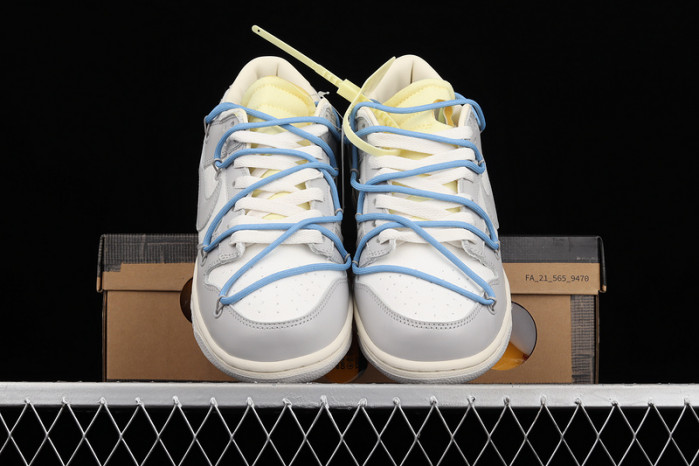 nike dunk low off-white lot 5 - dm1602-113