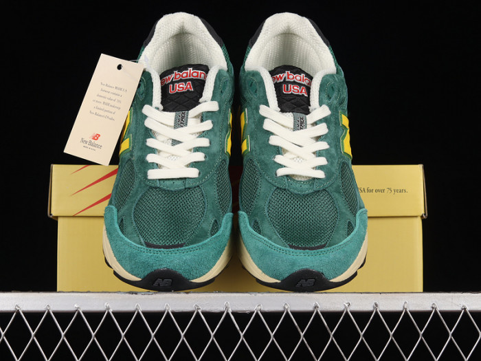 new balance 990v3 made in usa green yellow m990gg3
