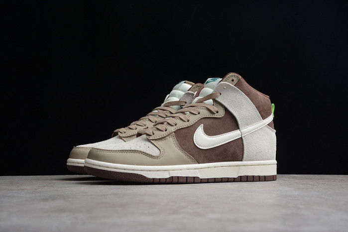 nike dunk high light chocolate - dh5348-100