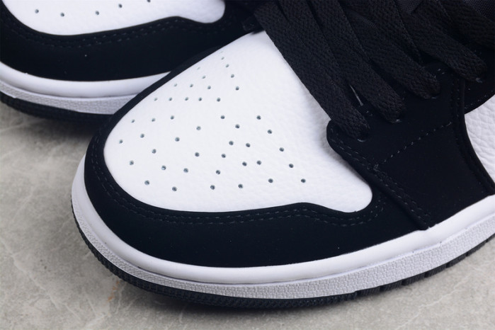 jordan 1 retro low black gym white - 552780-018