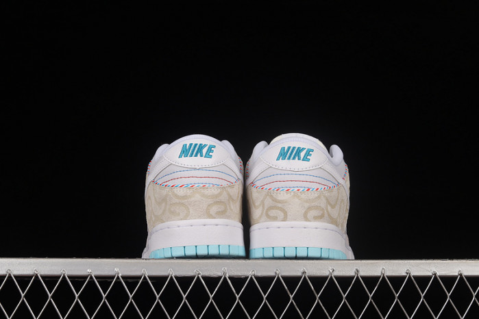 nike dunk low barbershop grey - dh7614-500