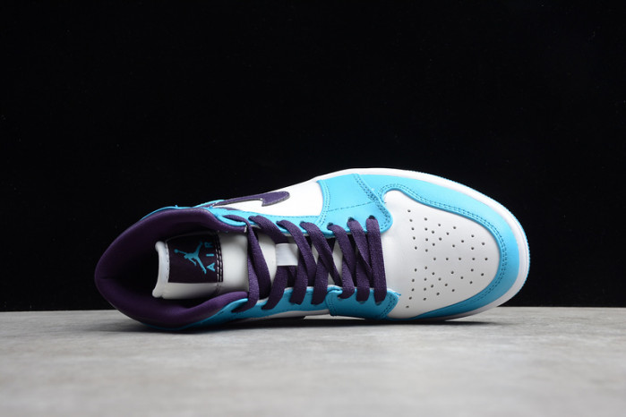 air jordan 1 mid hornets 554724-415