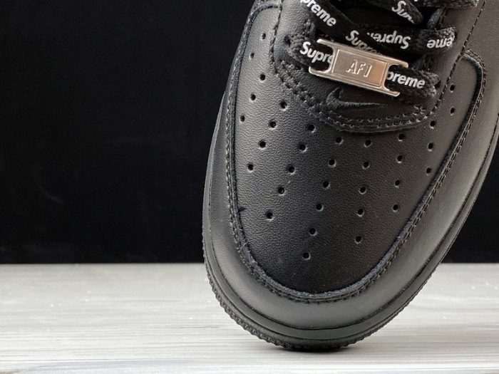 nike air force 1 low su---preme black - cu9225-100-001