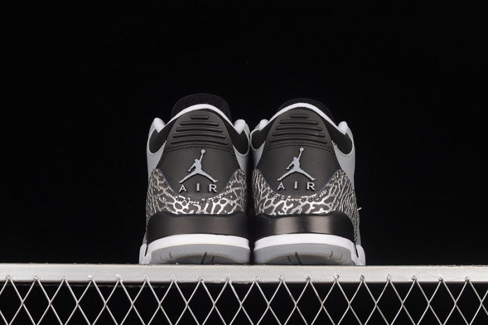 jordan 3 retro wolf grey - 136064-004