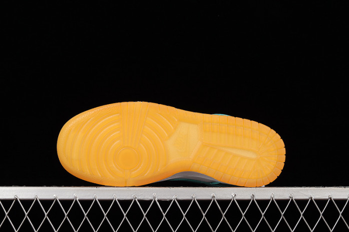 nike dunk low white turquoise (w) - dv2190-100