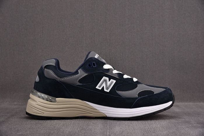 new balance 992 navy grey - m992gg