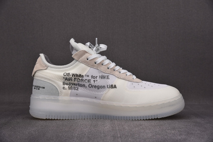nike air force 1 low off white mens ao4606-100