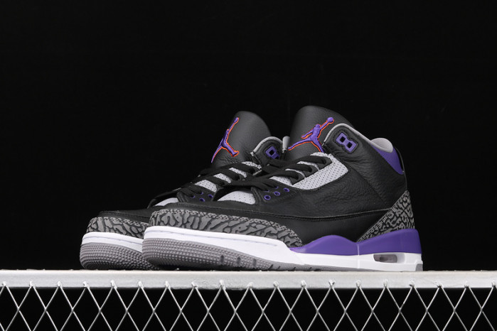 air jordan 3 retro black court purple ct8532-050