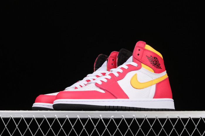 air jordan 1 retro high og light fusion red 555088-603