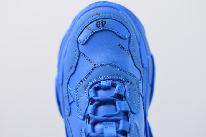 blcg sneaker triple.s.gomma blue 536737 w06e2 0848