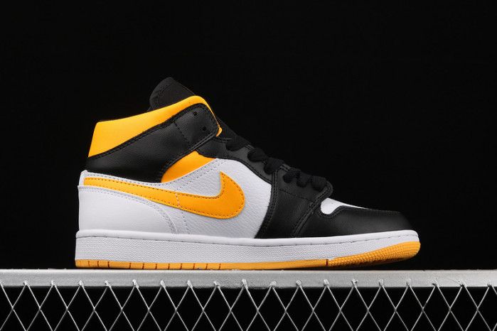 air jordan 1 mid laser orange black (w) cv5276-107