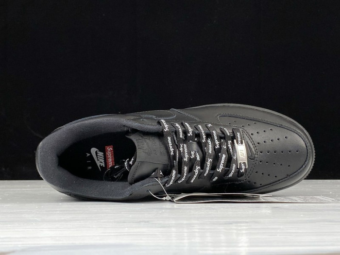 nike air force 1 low su---preme black - cu9225-100-001