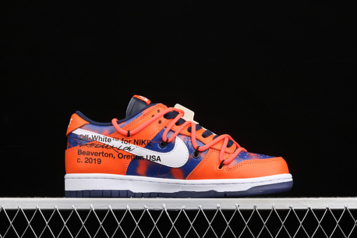 ofw x nike sb dunk low orange perple white ct0856-801
