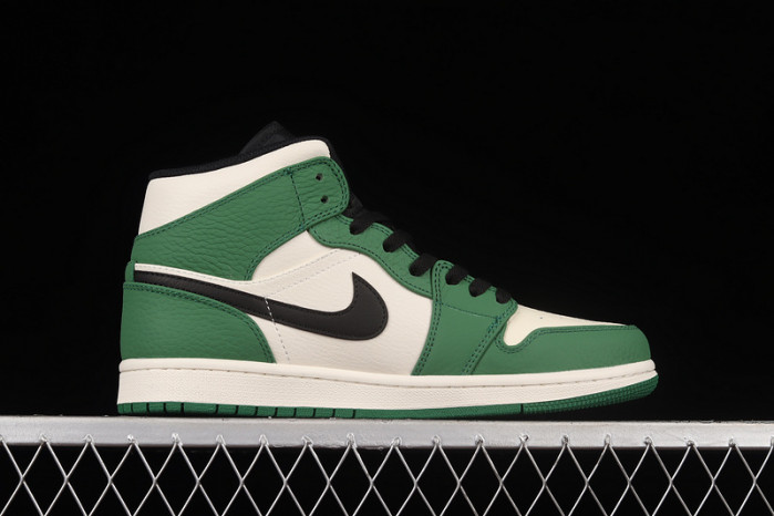 air jordan 1 mid pine green - 852542-301