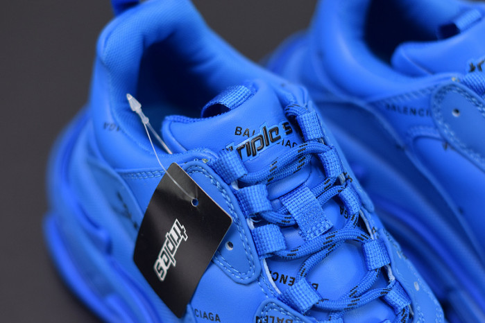 blcg sneaker triple.s.gomma blue 536737 w06e2 0848