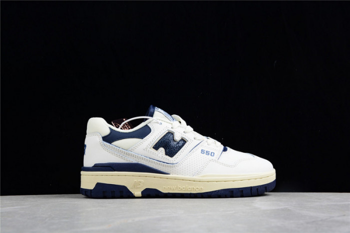 new balance 550 aime leon dore white navy bb550alf