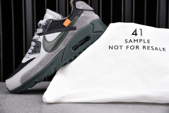 off -white nike air max 90 grey aa7293-002