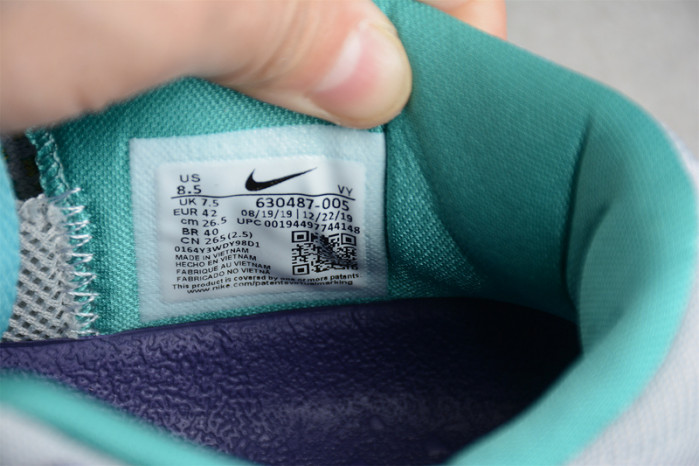 nike zoom kobe 9 ix grey green purple 630487-005