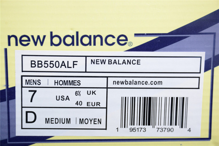 new balance 550 aime leon dore white navy bb550alf