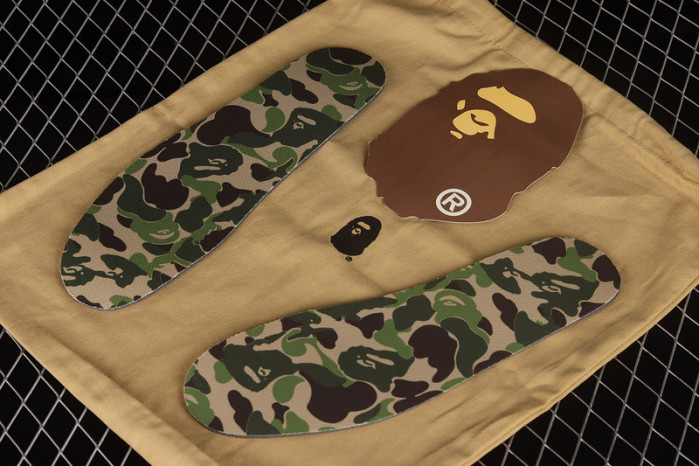 bape sta sk8 to nigo grey/yellow/beige 1g70191035012