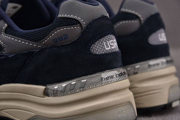 new balance 992 navy grey - m992gg