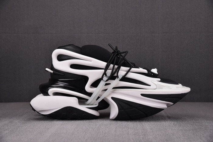 balmain unicorn layered sneakers bl56362699