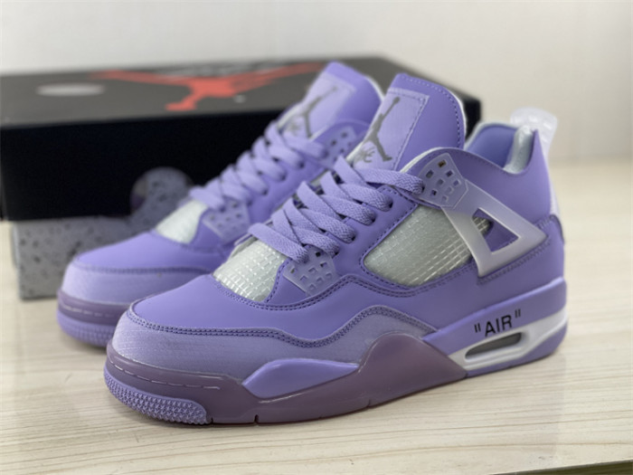 jordan 4 retro x ofw purple