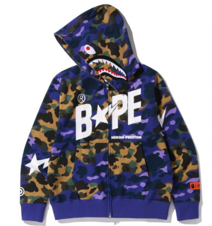 bape abc shark full zip hoodie ba586211