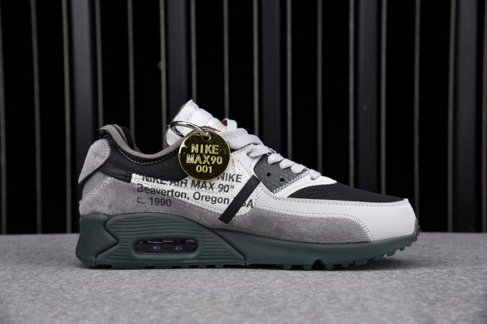 off -white nike air max 90 grey aa7293-002