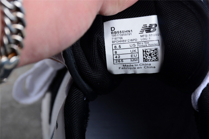 new balance 550 white royal black - bb550hn1