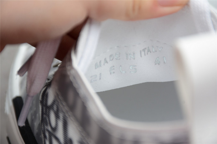 d10r b23 low top logo oblique sneakers