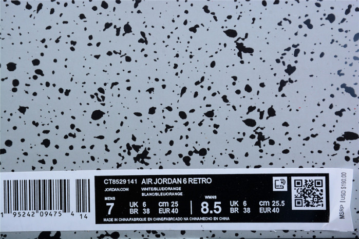 air jordan 6 “midnight navy” ct8529-141