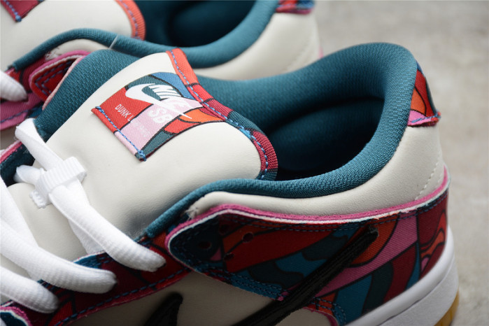 nike sb dunk low pro parra abstract art (2021) - dh7695-600