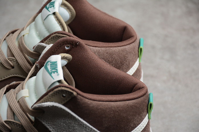 nike dunk high light chocolate - dh5348-100