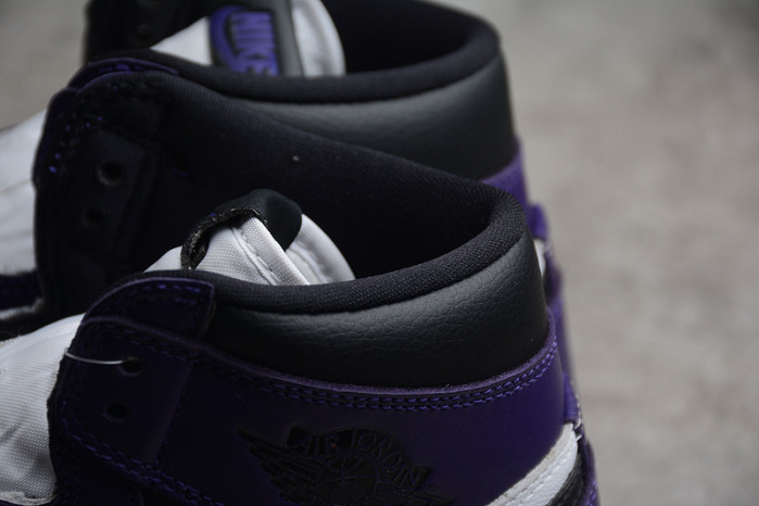 air jordan 1 retro high court purple white 555088-500