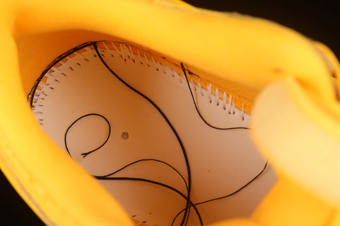 ofw nike air rubber dunk “university gold” cu6015-700