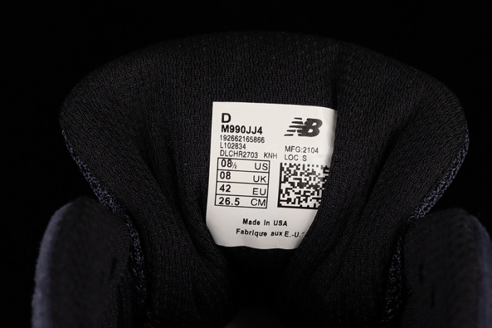 new balance 990v4 jjjjound navy - m990jj4