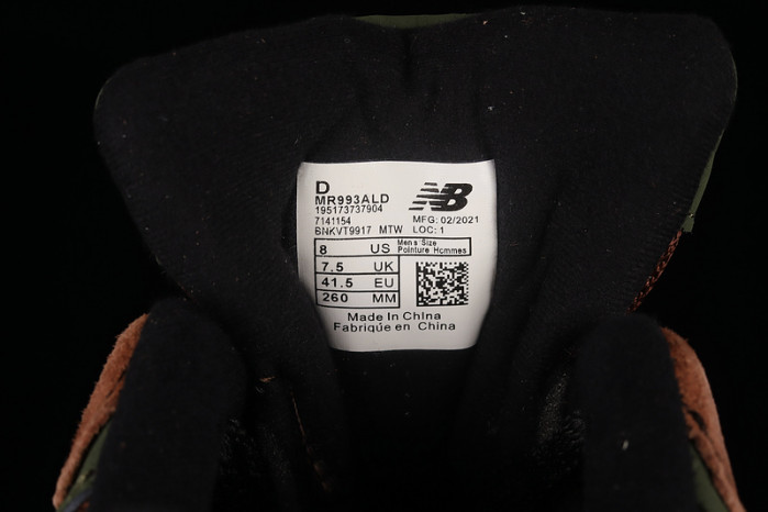 new balance 993 aime leon dore brown - mr993ald