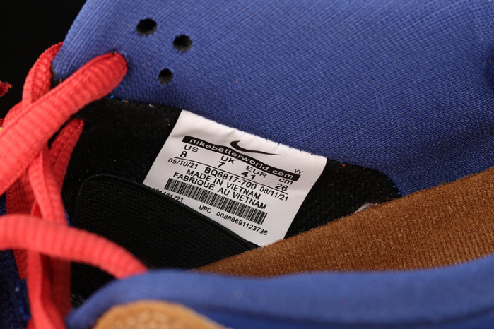 nike sb dunk low reverse papa bear bq6817-700