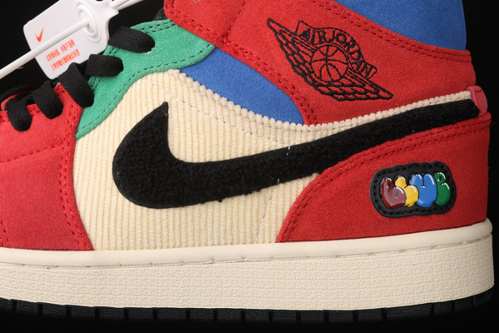 air jordan 1 mid se fearless blue the great cu2805-100