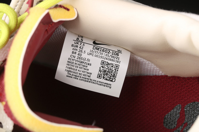 nike dunk low off-white lot 8 - dm1602-106