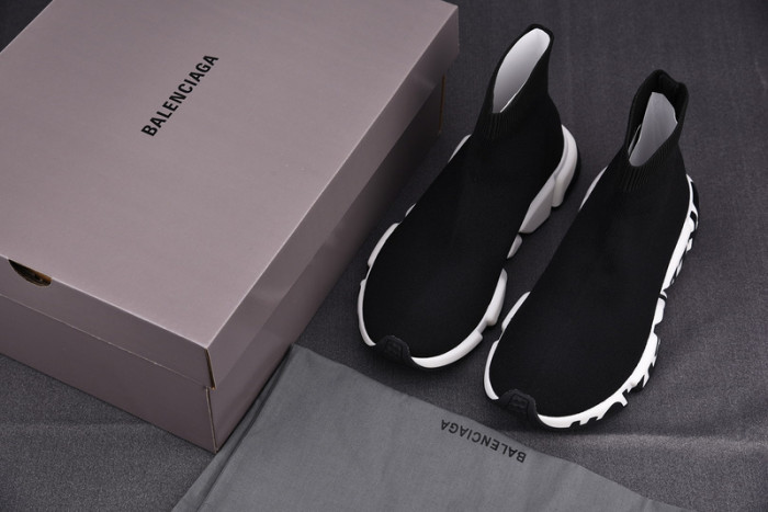 blcg speed sneaker black-white 605972 w05ge 1015