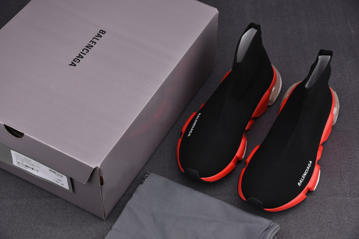 blcg speed sneaker black red 607544 w05gh 1038