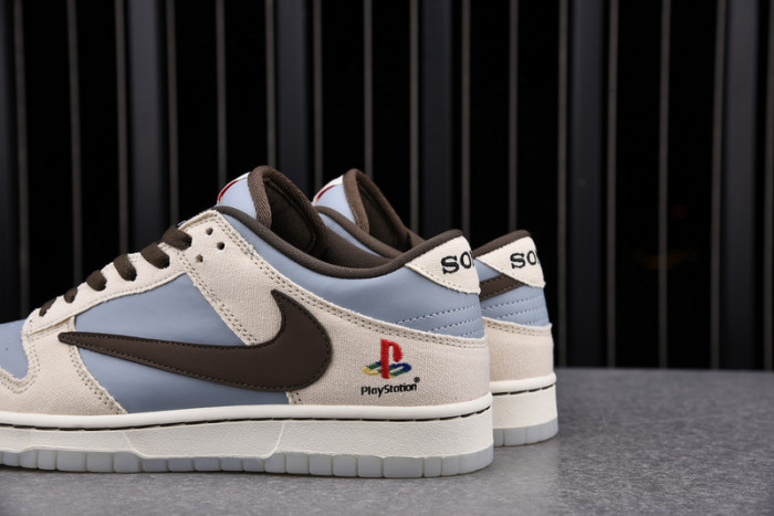 travis scott x playstation x nk sb dunk low cu1726-800