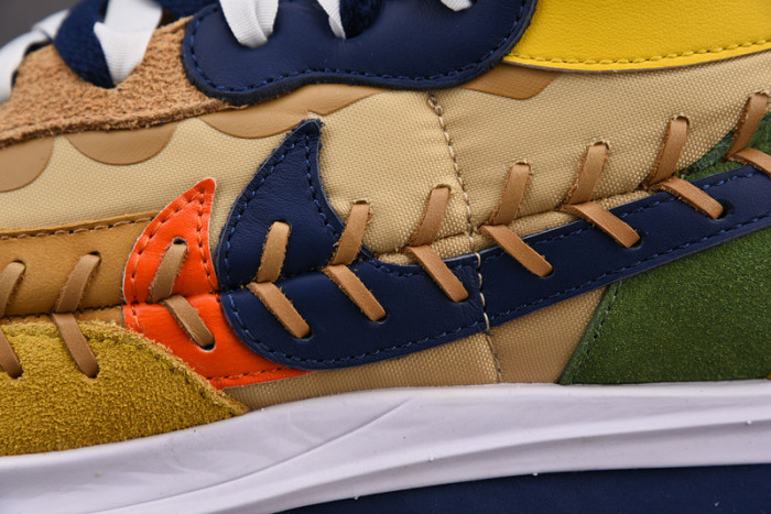 sacai x jean paul gaultier x nike vaporwaffle dh9186-200