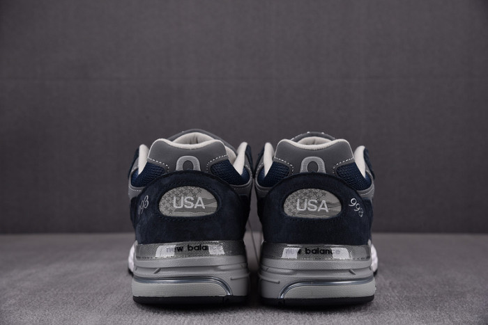 new balance 993 kith navy - mr993nv