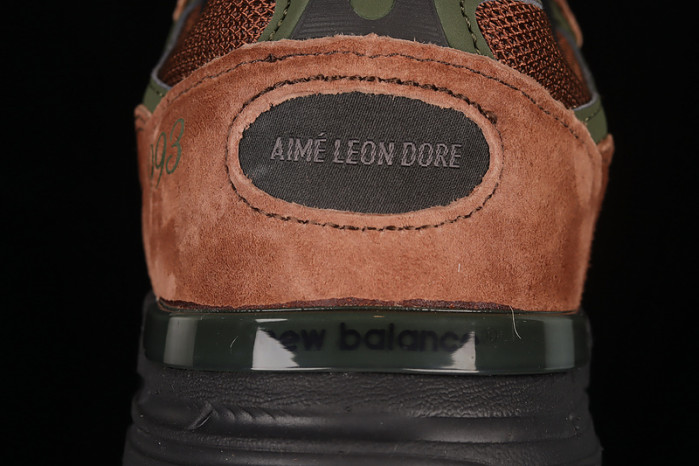 new balance 993 aime leon dore brown - mr993ald