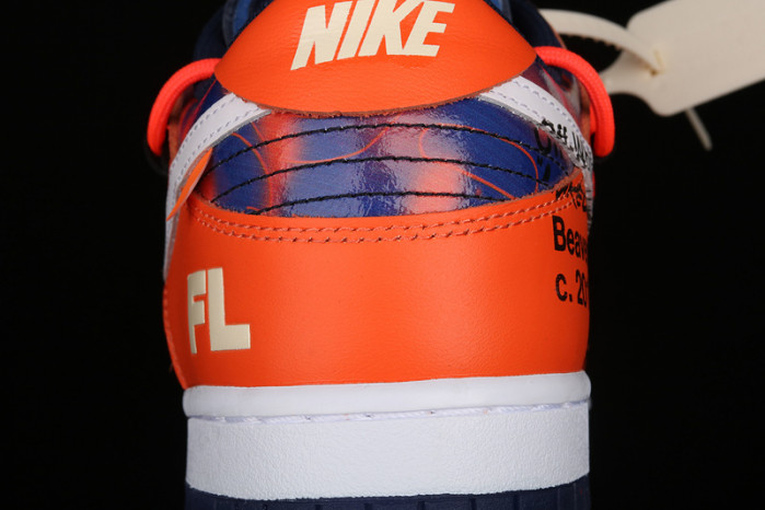 ofw x nike sb dunk low orange perple white ct0856-801