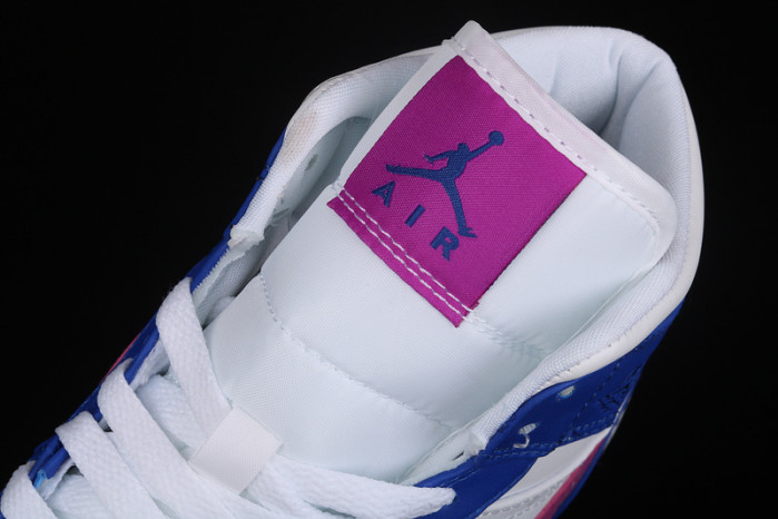 air jordan 1 mid hyper royal/hyper violet-white 554724-451