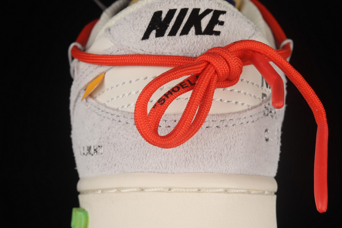 nike dunk low off-white lot 13 - dj0950-110